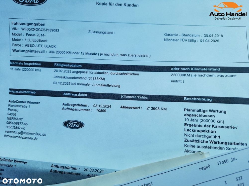 Ford Focus 1.0 EcoBoost ST-Line Black ASS - 8
