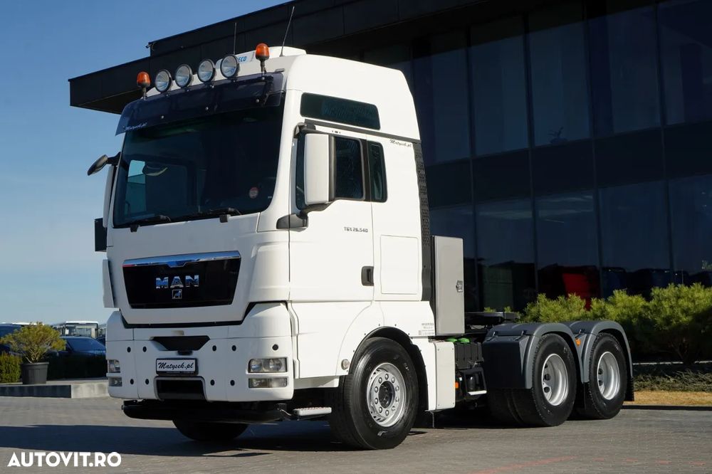 MAN TGX 33.540 / 6x4 / RETARDER / MTA: 100 TONE / XXL / I-PARK COOL / cap tractor cu 3 axe / MANUAL / EURO 5 - 5