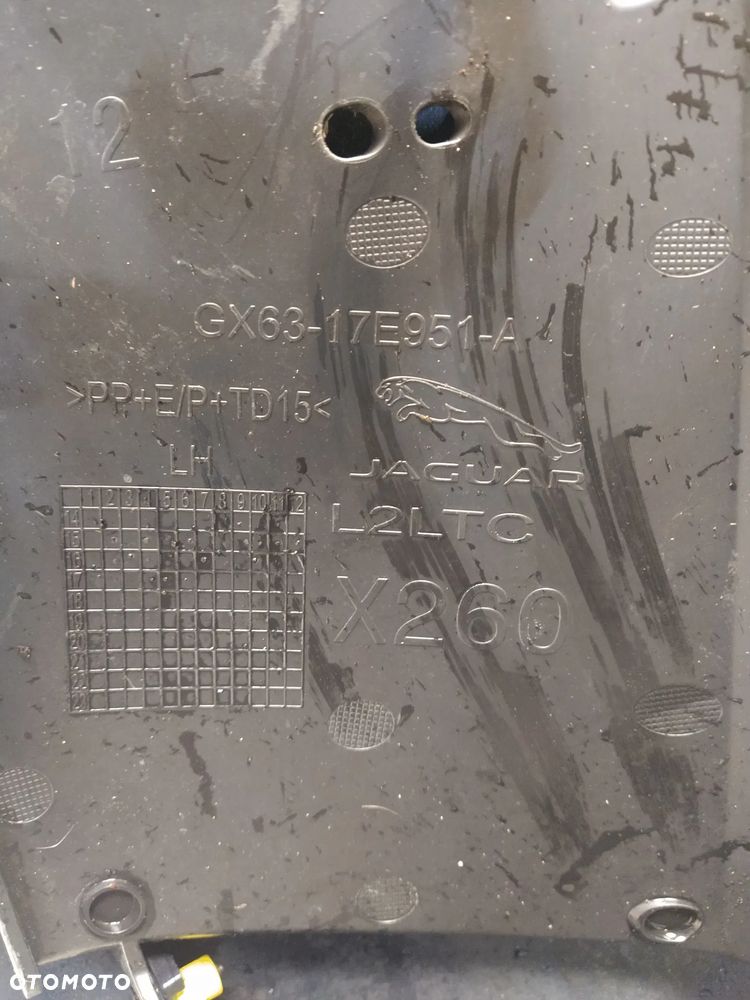 JAGUAR XF X260 ZDERZAK PRZÓD PRZEDNI KOMPLETNY 4XPDC SPRYSKIWACZE GRILL ATRAPA CHŁODNICY ZNACZEK ORYGINAŁ - 11