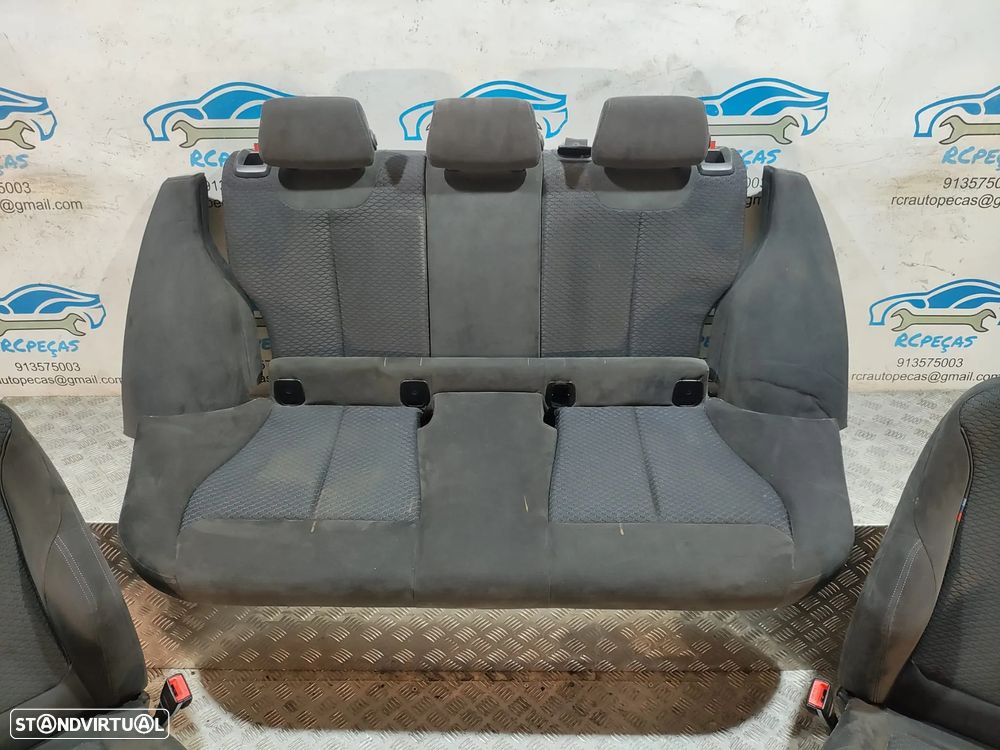 Conjunto bancos em Alcântara BMW Serie 1 F20 Pack M - 11