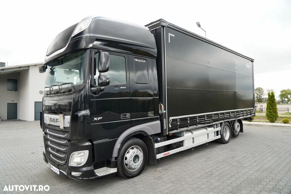 DAF XF 480 / SOLÓWKA / 6X2 / MEGA / PUNTE RIDICATĂ / I-PARK COOL / 2019 / - 4