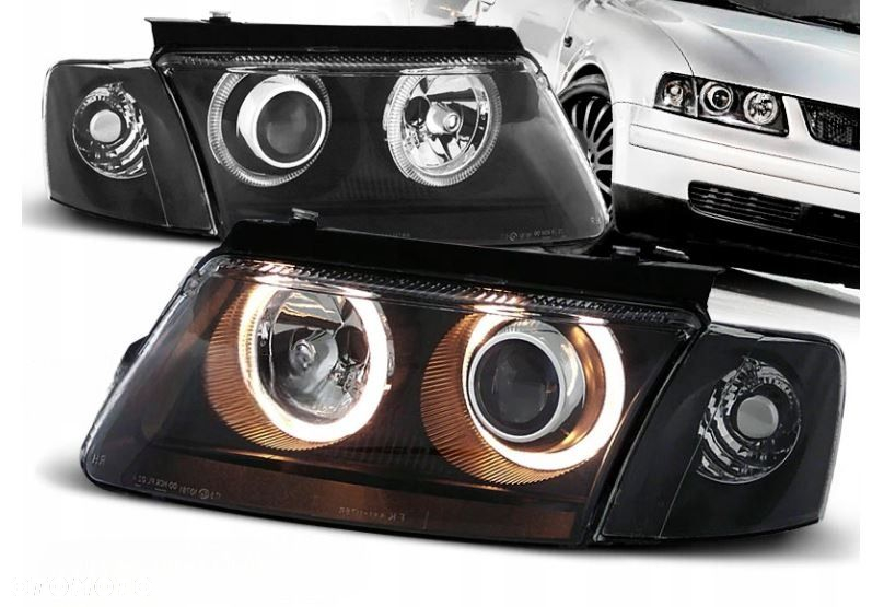 LAMPY  REFLEKTORY DO VW PASSAT B5 OD 1996 DO 2000 Roku DEPO RINGI SOCZEWKI - 2