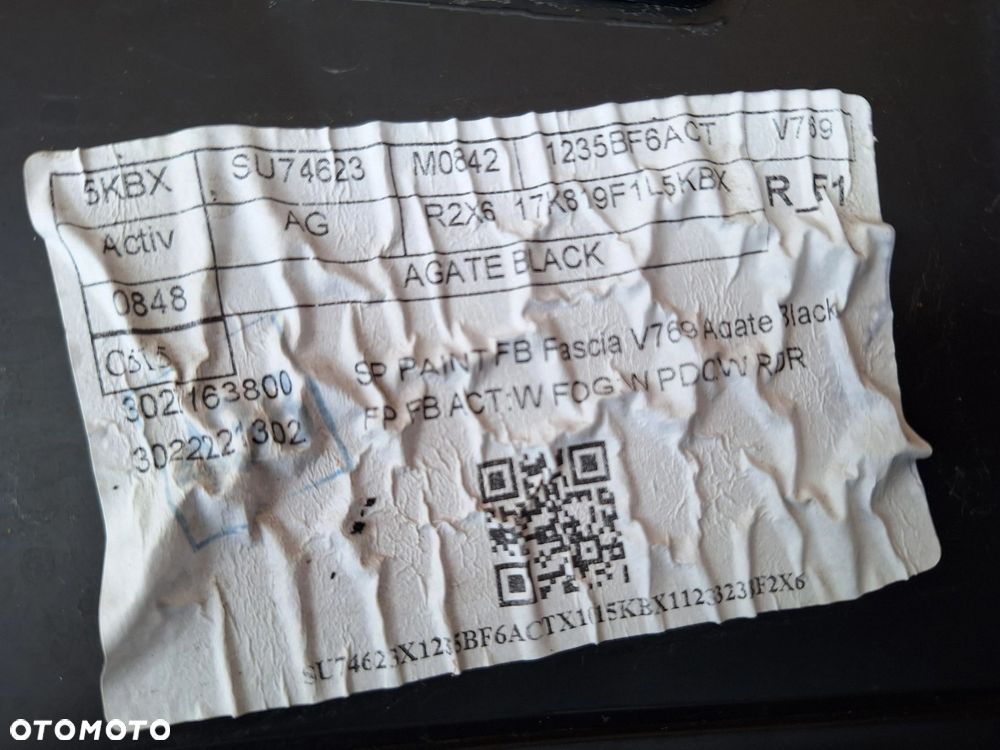 FORD TRANSIT COURIER ACTIVE MK3 III 23- KOLOR AGATE BLACK KBXEWHA ZDERZAK PRZÓD PRZEDNI ORYG R2X6-17757-A WYSYŁKA 24H - 14