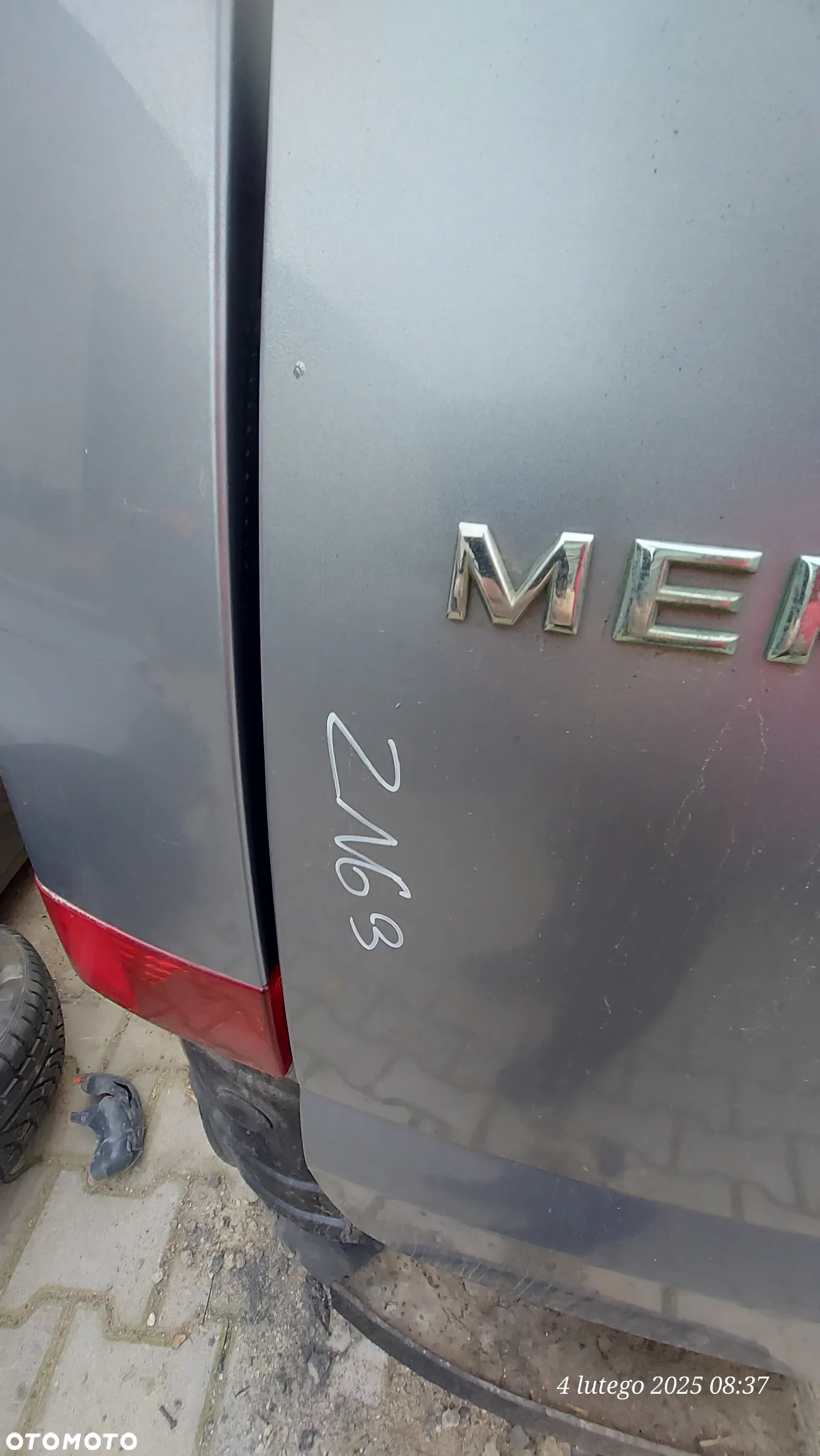 Opel Meriva A 03-10 klapa tył lakier kolor Z163 - 4