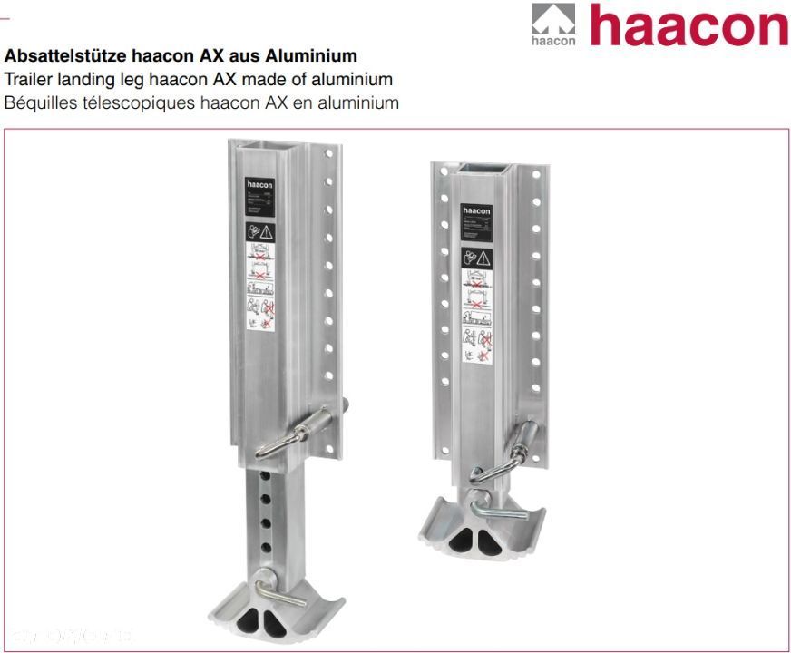 Podpory Aluminiowe Naczepy - 1