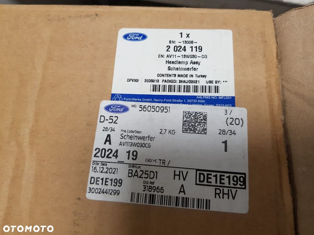 NOWA LAMPA LEWA PRZEDNIA FORD B-MAX BMAX 12- PRZÓD SOCZEWKA REFLEKTOR EUROPA AV11-13W030-CG 2024119 - 13