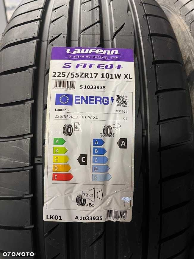 225/55R17 Laufenn S Fit EQ + cztery nowe opony letnie - 2