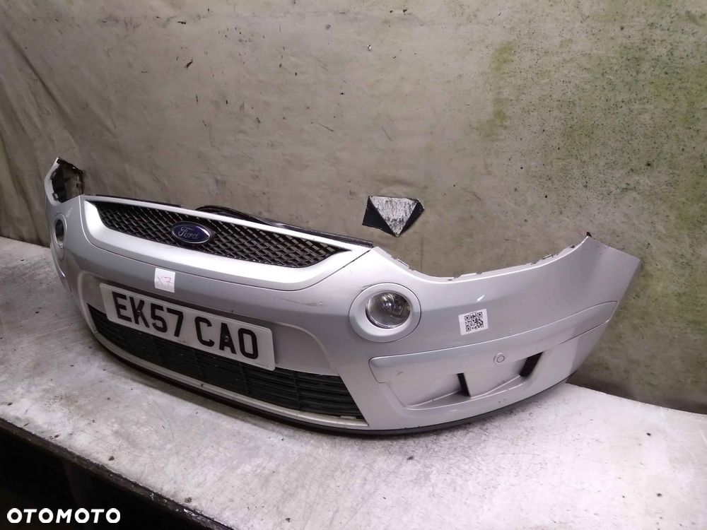 + ZDERZAK PRZÓD PRZEDNI FORD S-MAX 76 SREBRNY HALOGENY - 3