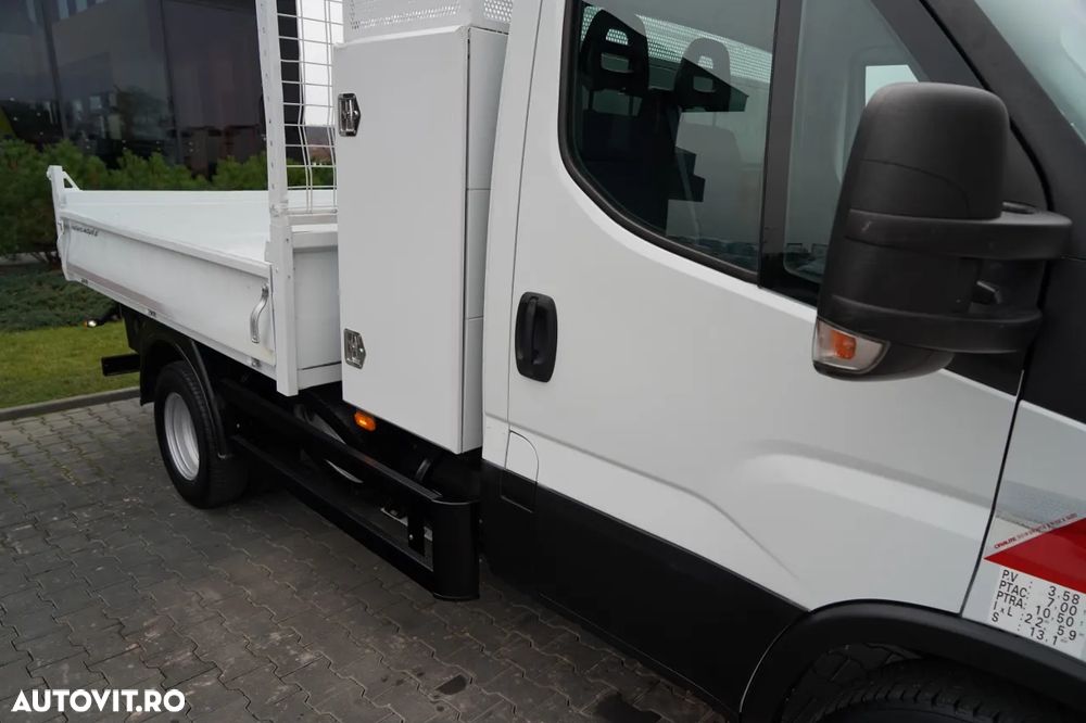 Iveco DAILY 70-180 / BASCULATOR SPATE / 7 TONE MTA / DUBLU / HI-MATIC / BLOCARE PUNȚI - 23