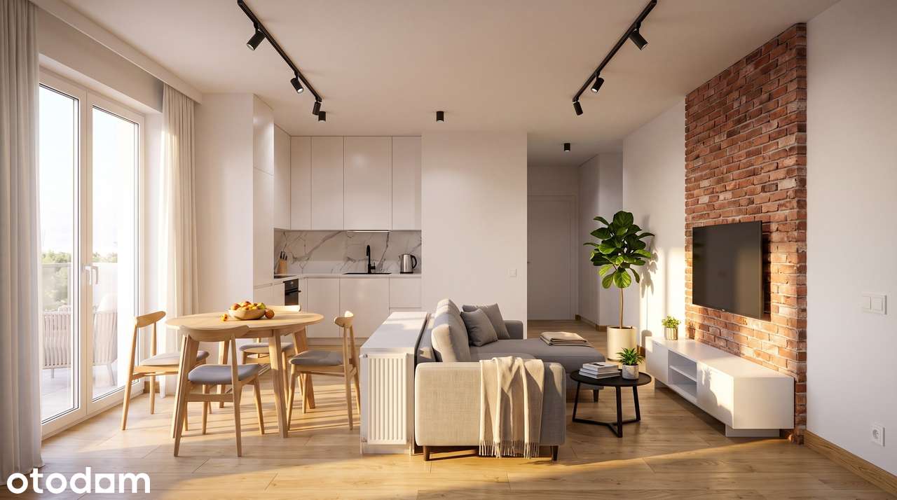 Mieszkanie 47 m² z balkonem i widokiem | 2 pokoje | Powiśle