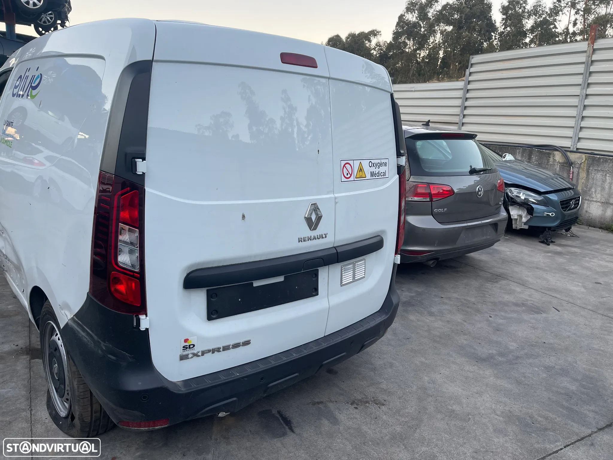 RENAULT KANGOO EXPRESS MODELO NOVO 1.5 BLUE DCI 95 CV 2022 PARA PEÇAS - 3