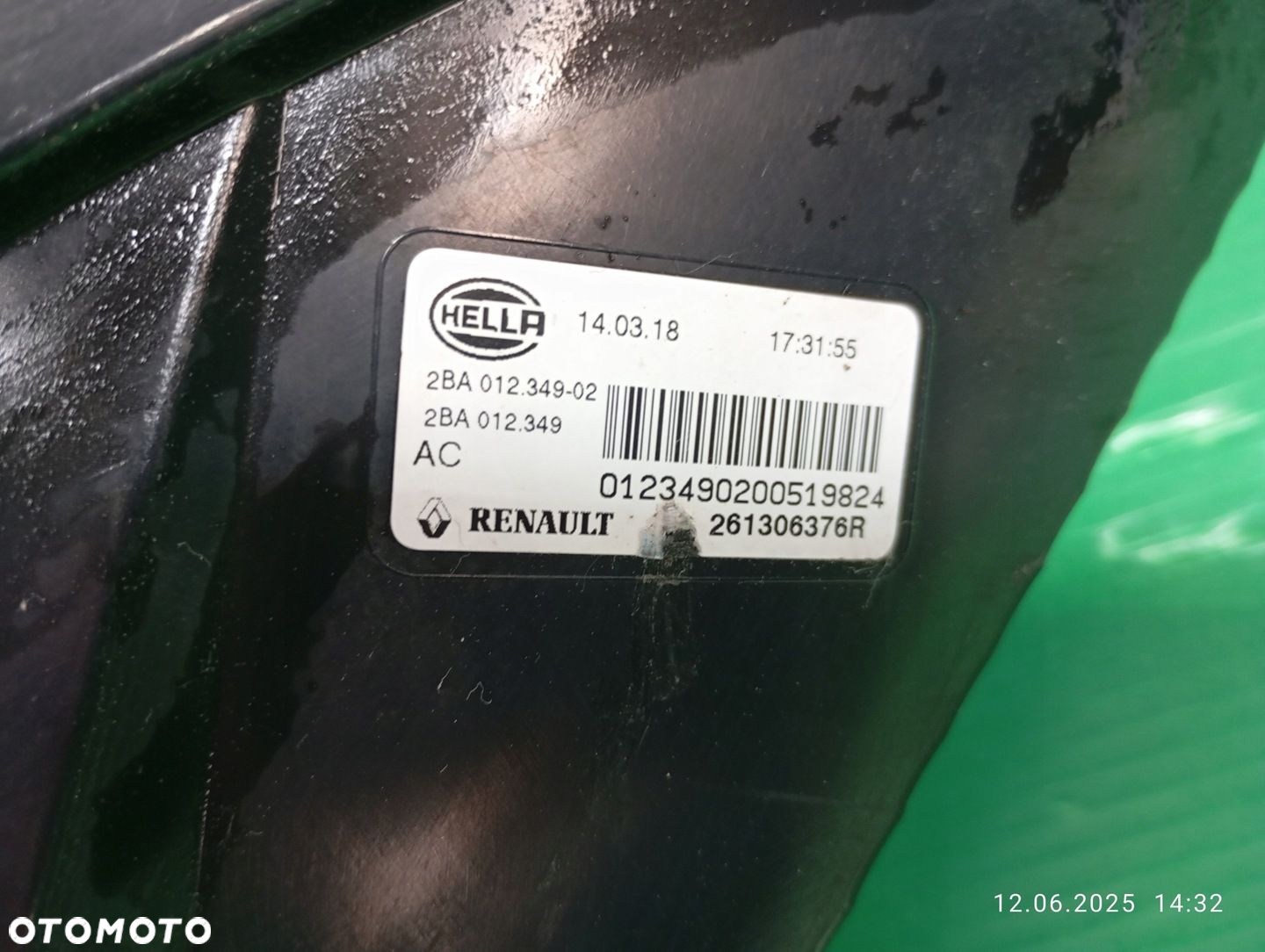 RENAULT MEGANE IV 2016- KIERUNKOWSKAZ PRAWY 261306376R ORYG - 7