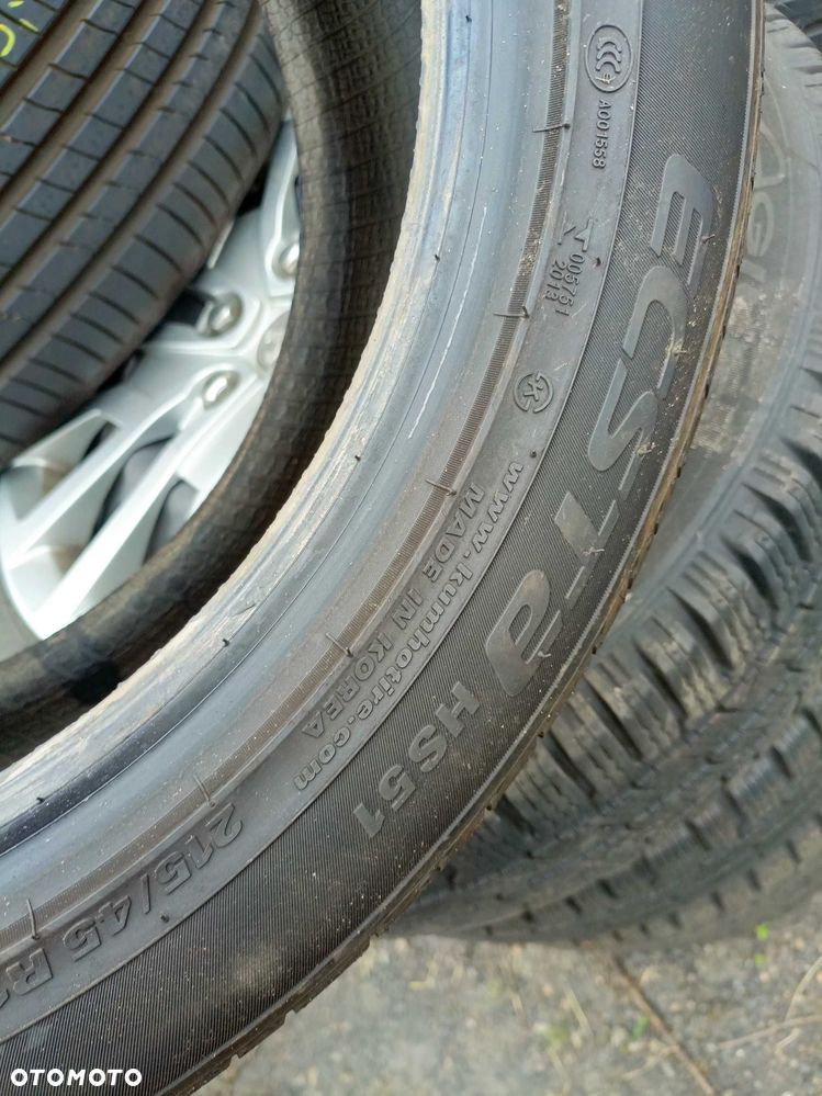 opony letnie 215/45/16 KUMHO 4 sztuki jak NOWE - 5