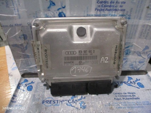 Centralina 8E0907401B 0281010446 AUDI A4 B6 2003 2.5TDI 4X4 180CV 4P PRETO BOSCH - 1