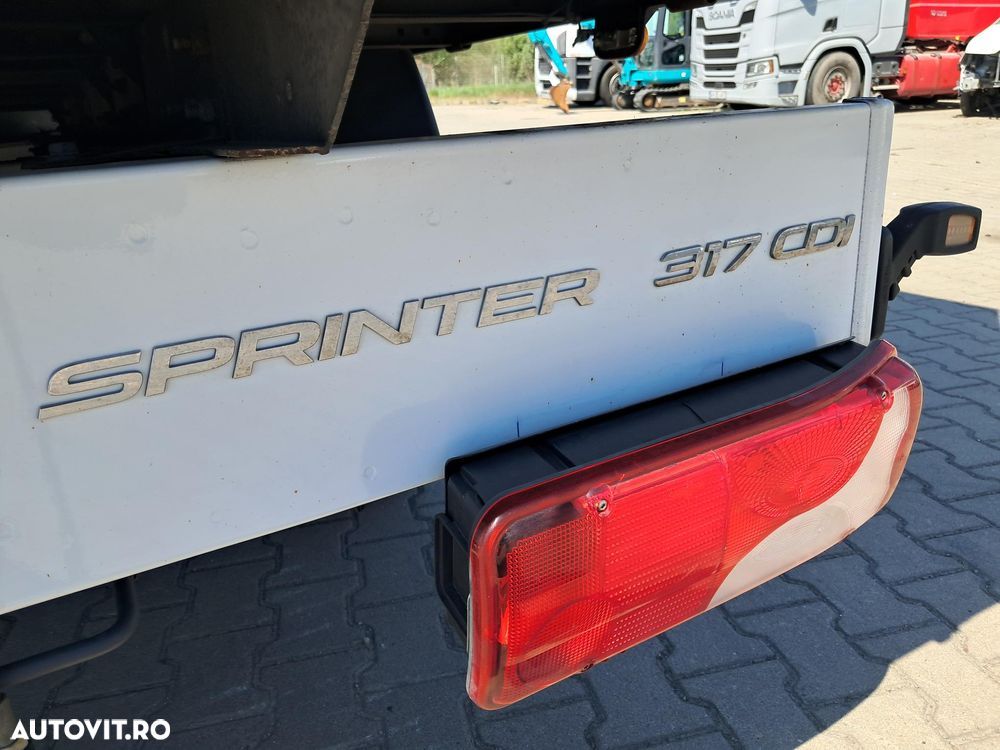 Mercedes-Benz SPRINTER 317CDI 2.0D 170CP CABINA DE DORMIT SI PRELATA - 10