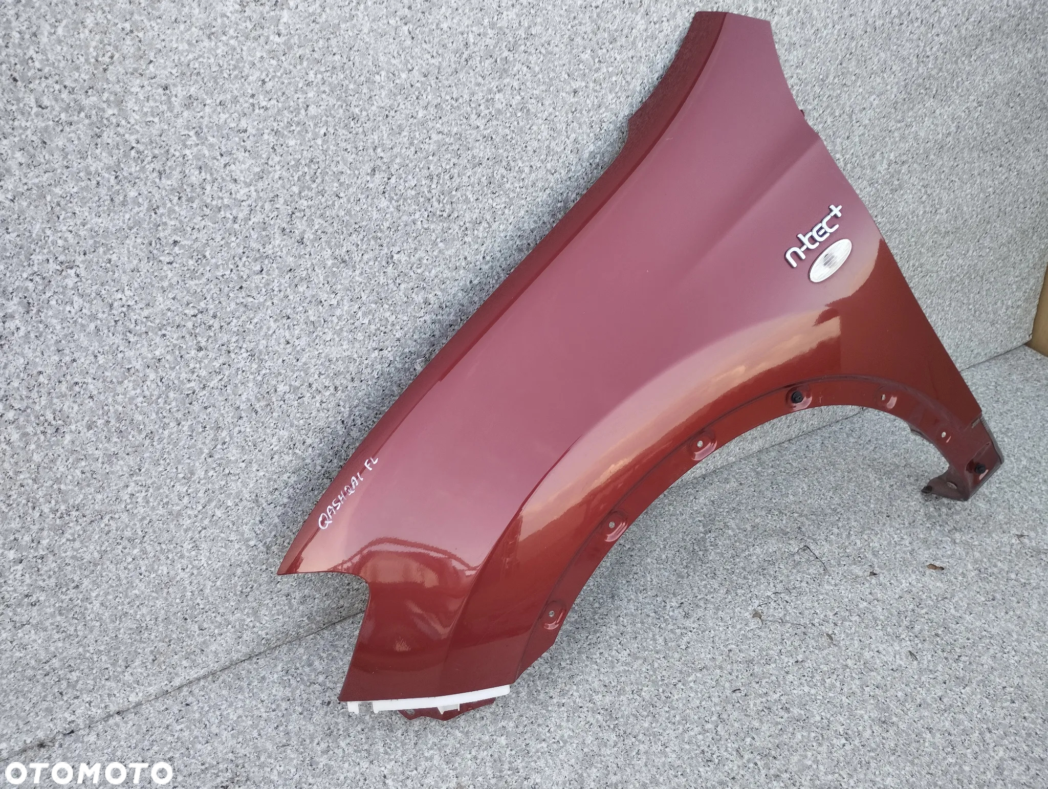 Nissan Qashqai I Lift J10 09-13r błotnik lewy przód przedni - 2