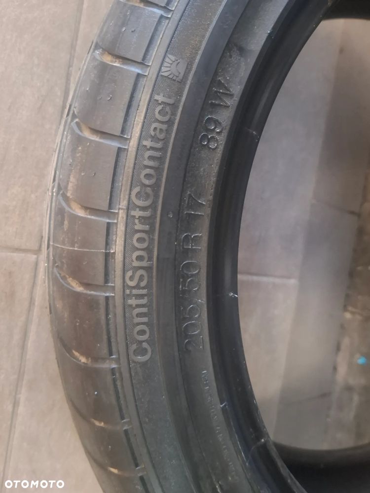 Opona lato Continental ContiSportContact 205/50R17 bieżnik 8mm - 2