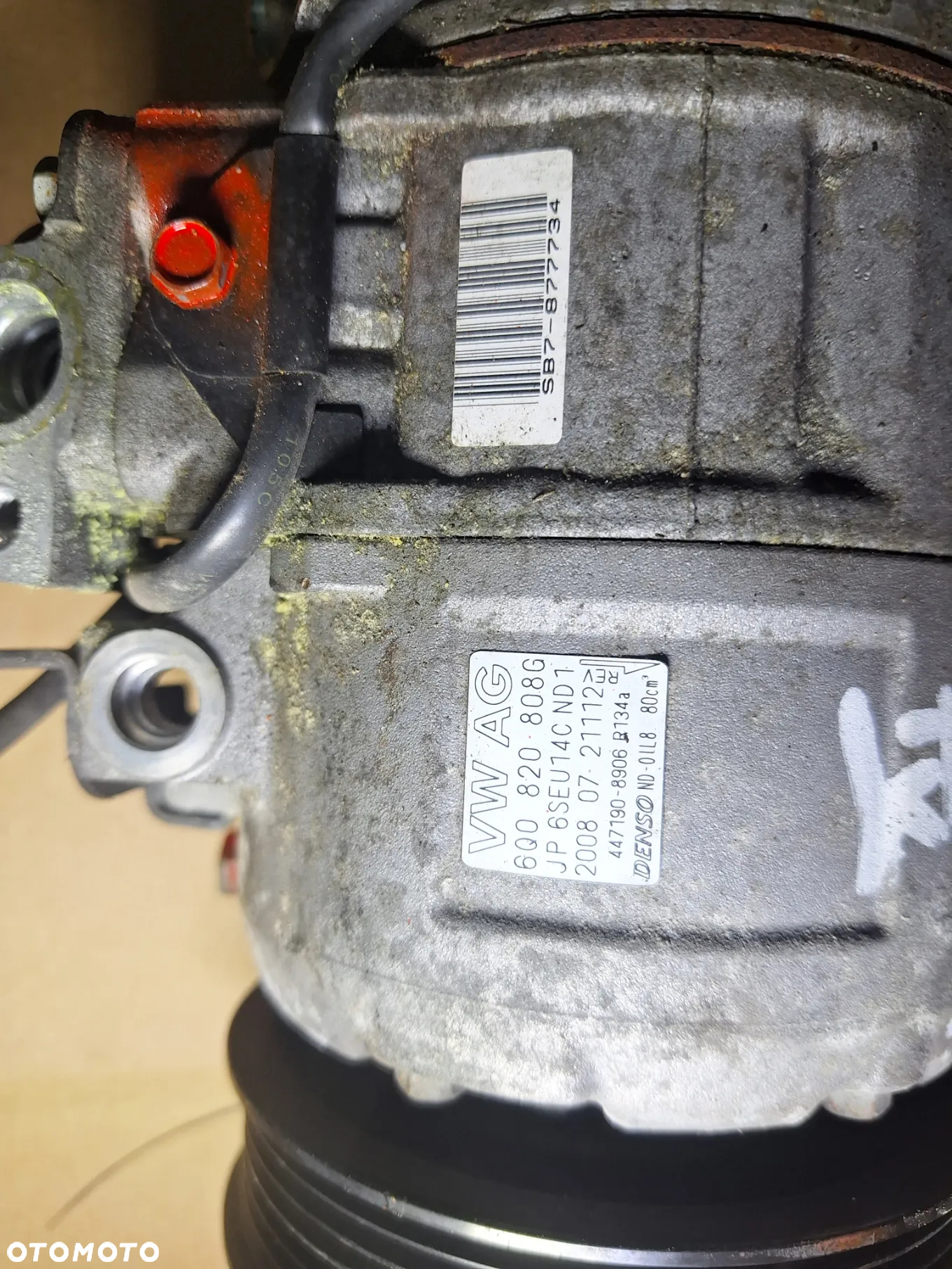sprężarka klimatyzacji  SEAT IBIZA IV 6Q0820808G - 2