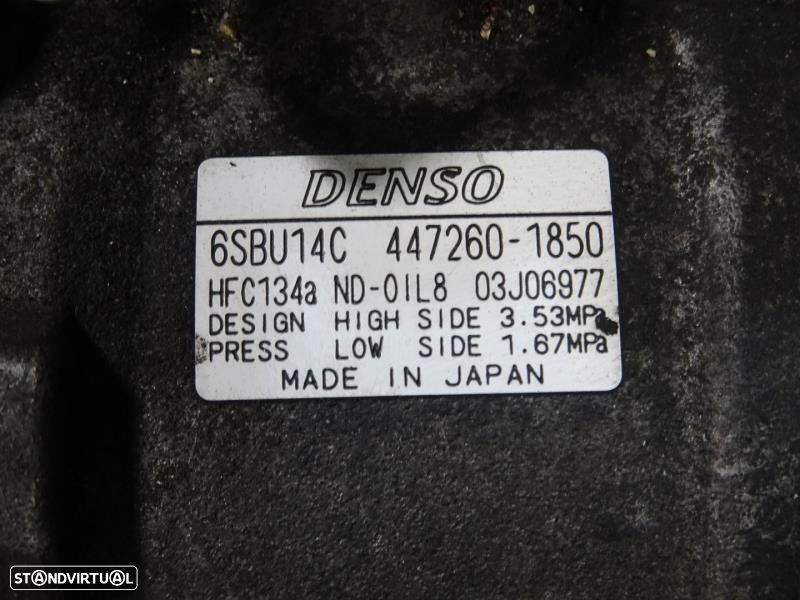 Compressor Do Ac / Ar Condicionado Bmw 1 (E87)  4472601850 / 6Sbu14c / - 4