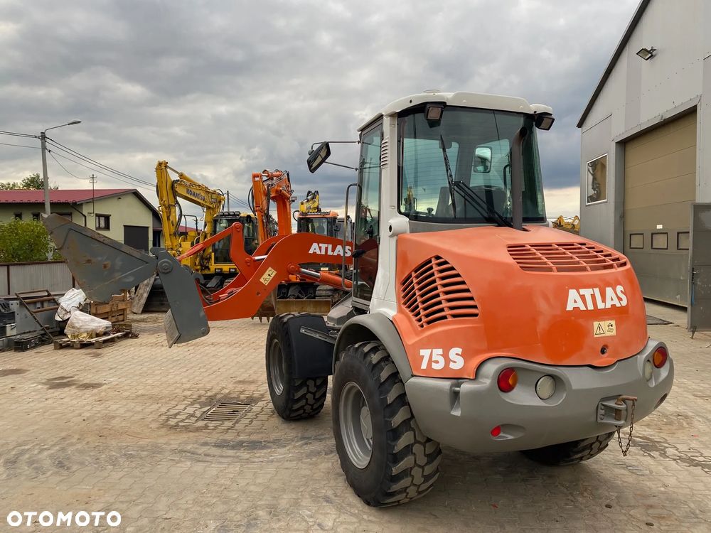 Atlas AR75S, 2014 ROK, WIEŻA OBROTOWA, ŁYŻKA OTWIERANA + WIDŁY, z NIEMIEC, - 16