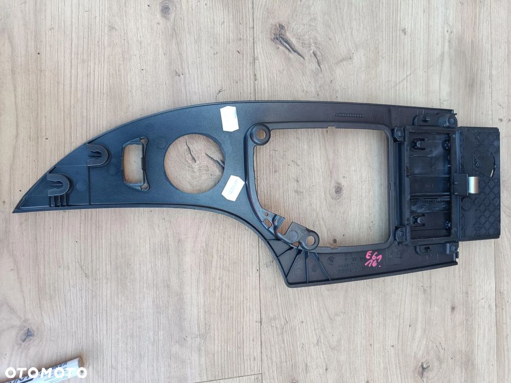 BMW E60 E61 DEKOR LISTWA KONSOLI RAMKA TUNELU KOKPITU EU - 7