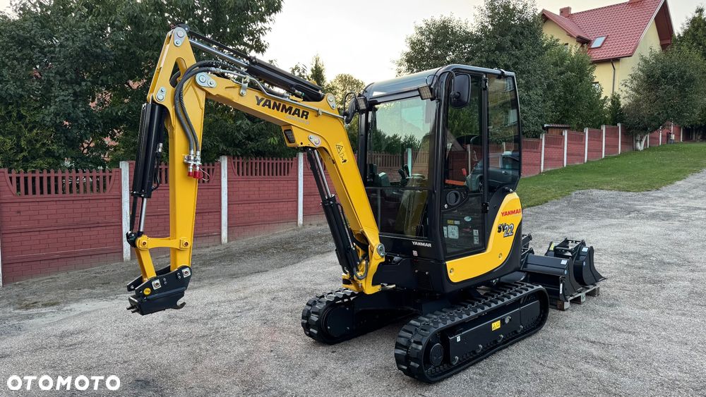 Yanmar SV22 / rok prod. 2021 / liczba godzin 42 / zakupiona w polskiej sieci dealerskiej / komplet 3 łyżek / stan idealny / - 21