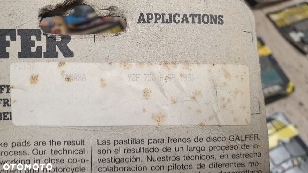Klocki hamulcowe Galfer Yamaha YZF 750 R - 5