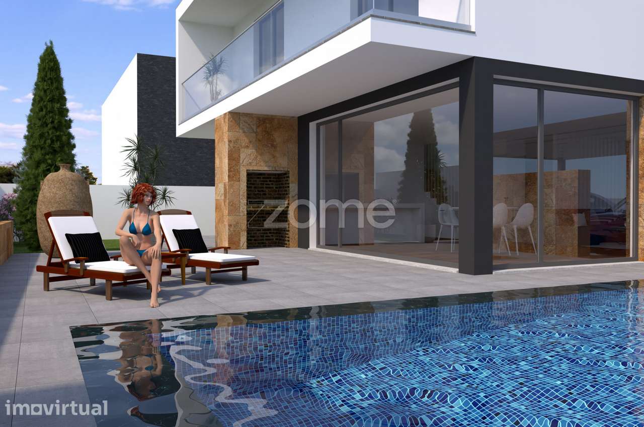 Moradia T4 com Piscina, em construção - Grande imagem: 2/34