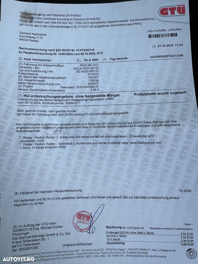Dacia Duster dCi 110 FAP 4x2 Prestige - 24
