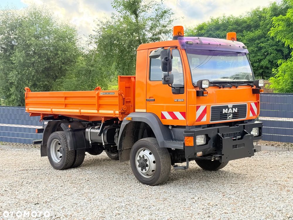 MAN * MAN 14-220 * Kiper Wywrotka Meiller * 4x4 * Zimowe Utrzymanie * Unimog * - 18