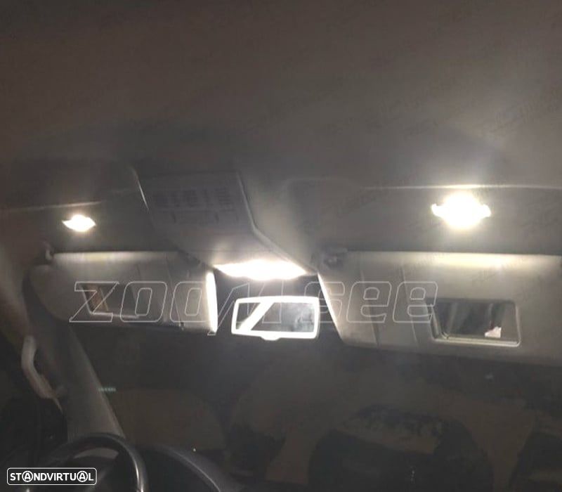 KIT COMPLETO 18 LAMPADAS LED INTERIOR PARA VOLKSWAGEN VW MULTIVAN MK5 T5 03-15 - 4