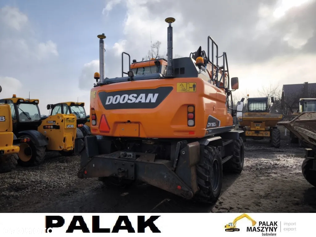Doosan Koparka kołowa  DOOSAN DX160 W-5  +ROTATOR + GPS  , 2018 rok - 10