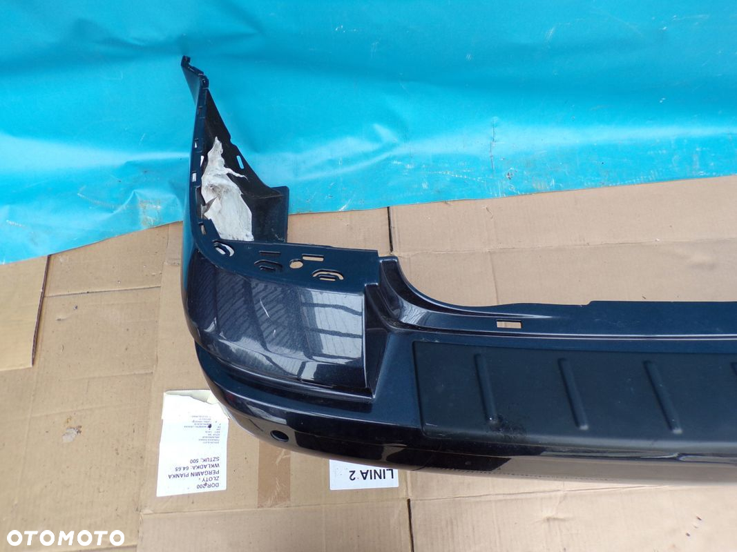 VW Transporter T6 15- zderzak tylny tył wersja z KLAPĄ czujniki parkowania - 5