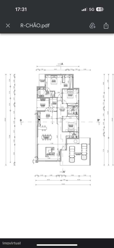 Terreno para moradia com projeto arquitectura já aprovado - Grande imagem: 2/5