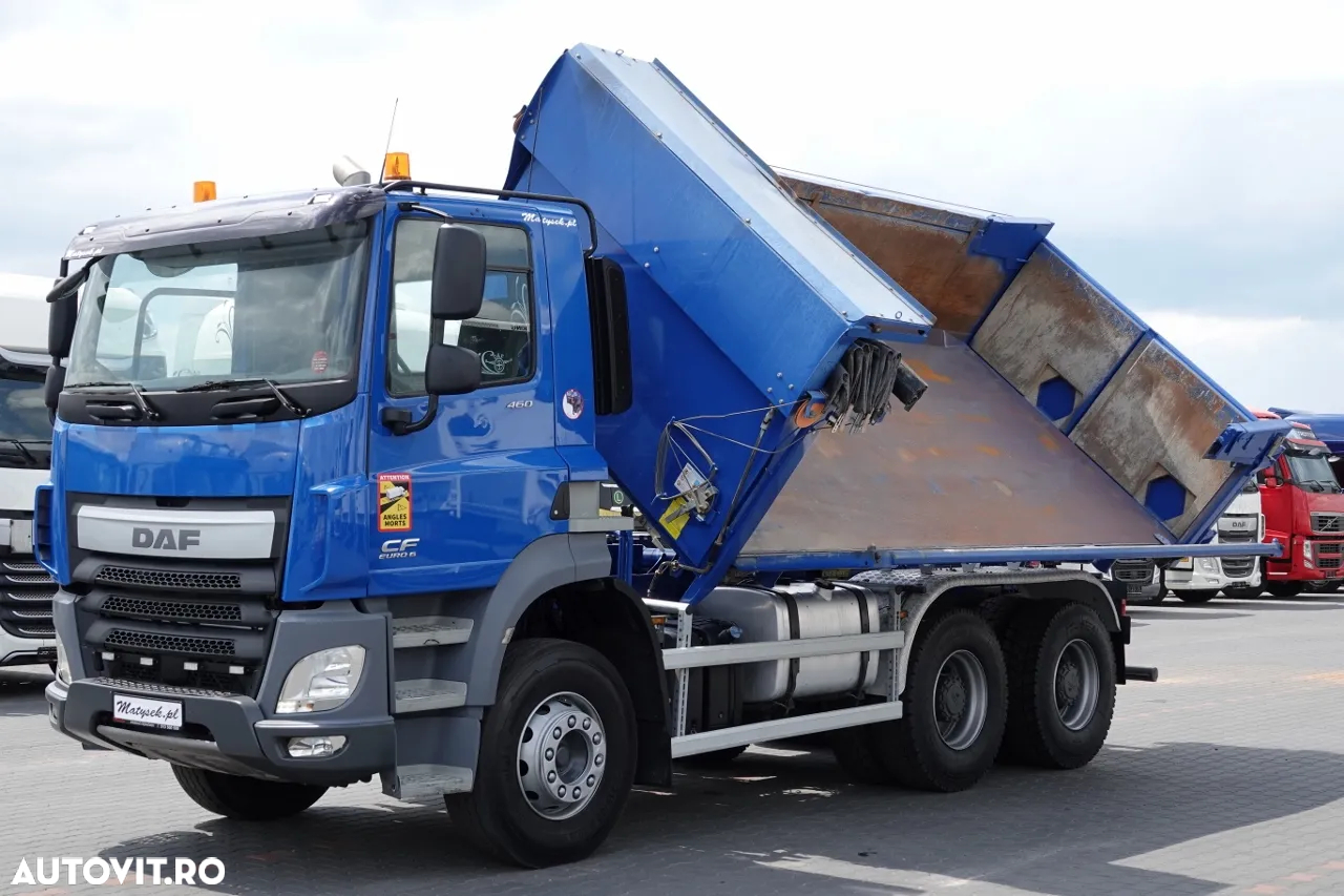 DAF CF 460 / 6x4 / BASCULANTE / HYDROBOARD / HYDROCLAP / EURO 6 / AN 2016 / PNEURI 100% / - 8