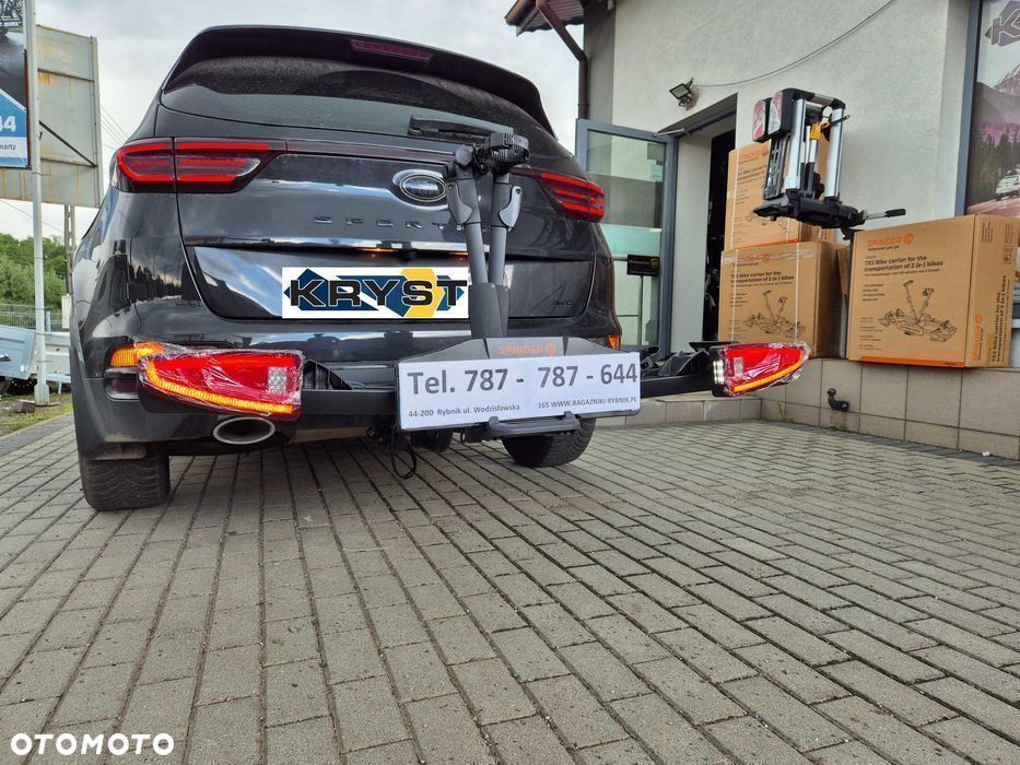 Bagażnik Platforma na hak SPINDER TX2 składana 2-3 rowery  FatBike LED - 4