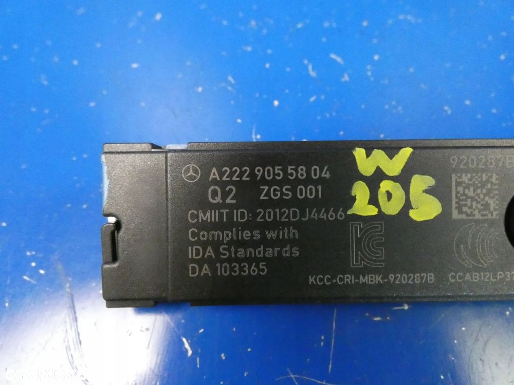 MERCEDES C KLASA W205 W117 W176 MODUŁ WZMACNIACZ ANTENY - 2