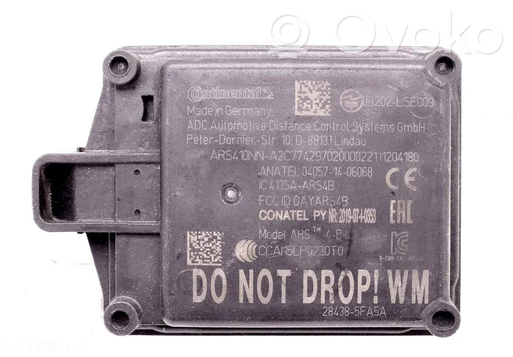 Radar czujnik zbliżeniowy Nissan Qashqai 284385FA5A - 2