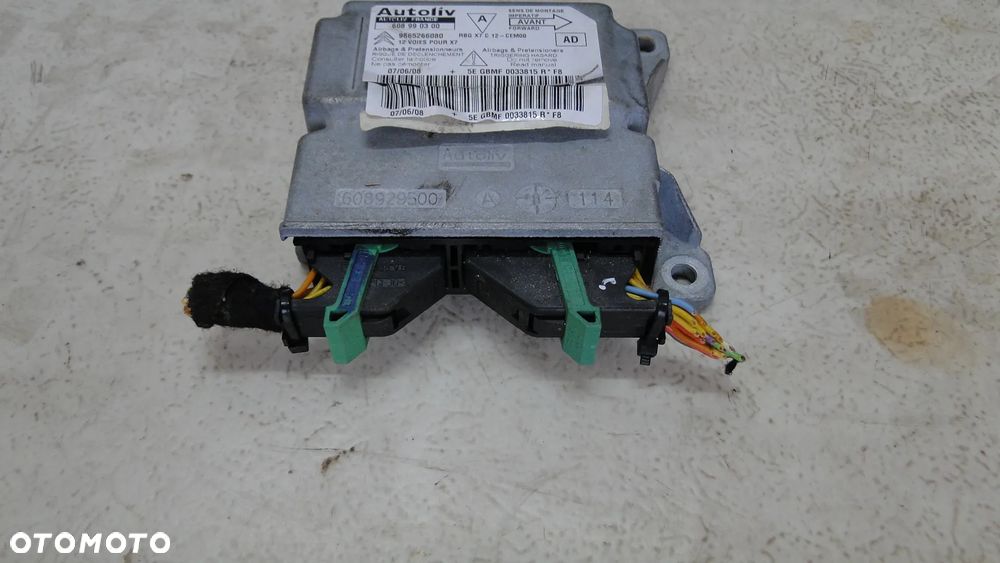 CITROEN C5 III X7 DESKA KONSOLA PODUSZKI AIRBAG PASY KOMPLET ORYGINAŁ EUROPA - 19