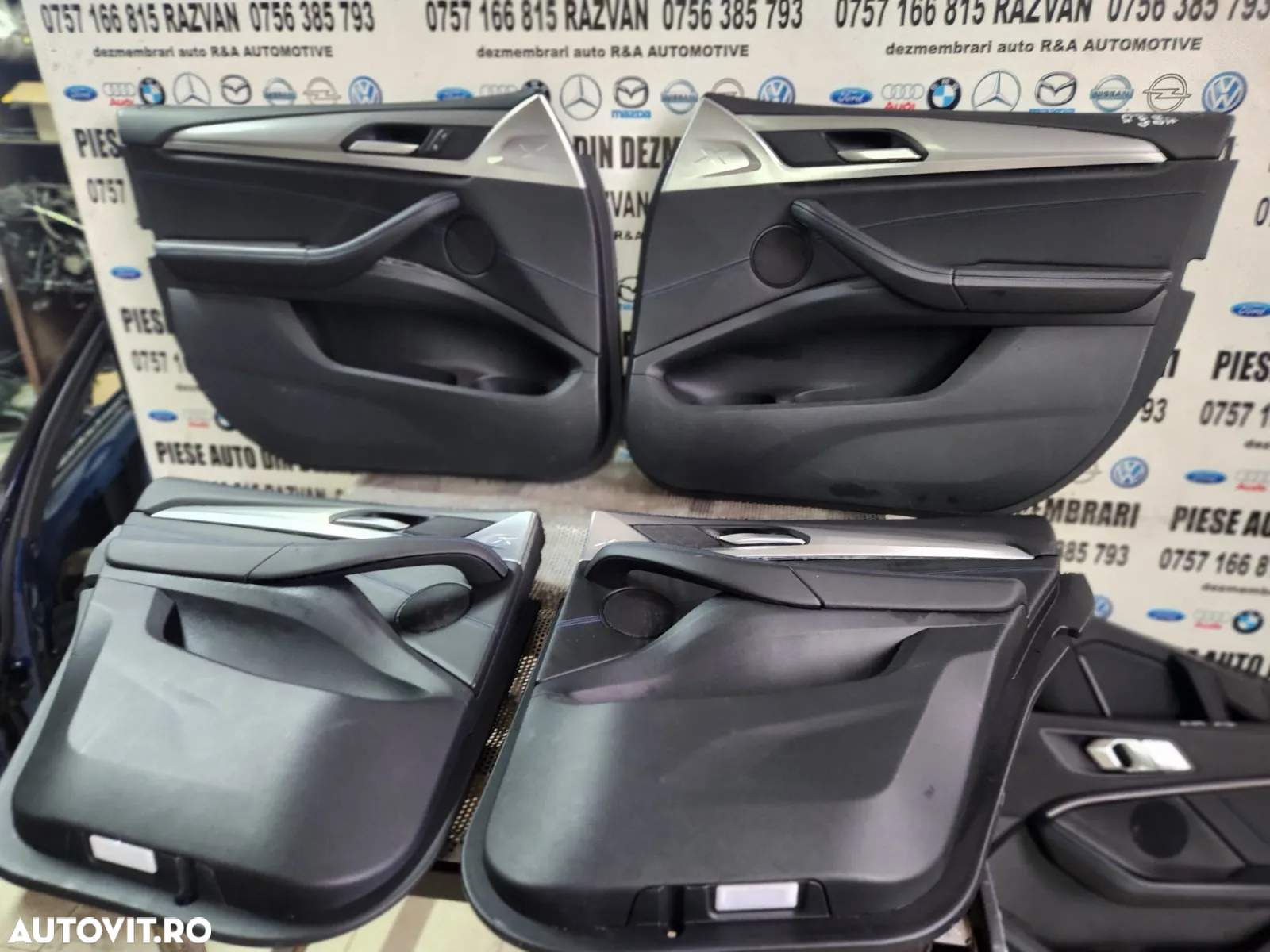 Fete Fata Tapiterie Usa Stanga Dreapta Fata Spate M Paket Bmw X3 X4 G01 G02 F97 F98 Lumini Ambienta - 2