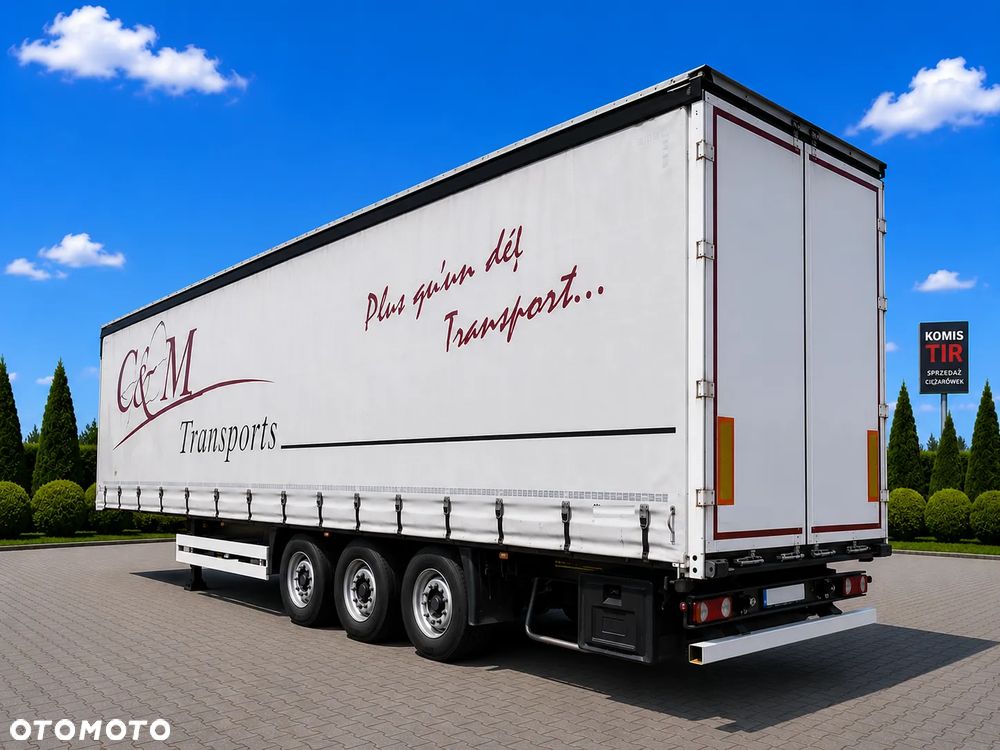 Schmitz Cargobull S01 Naczepa Ciężarowa Burto-Firana OSIE SAF, Nowy Dach ! Rama w ocynku ! Podwieszana Oś , Nowe Oświetlenie ,Nowe Tylne Słupki ! - 6