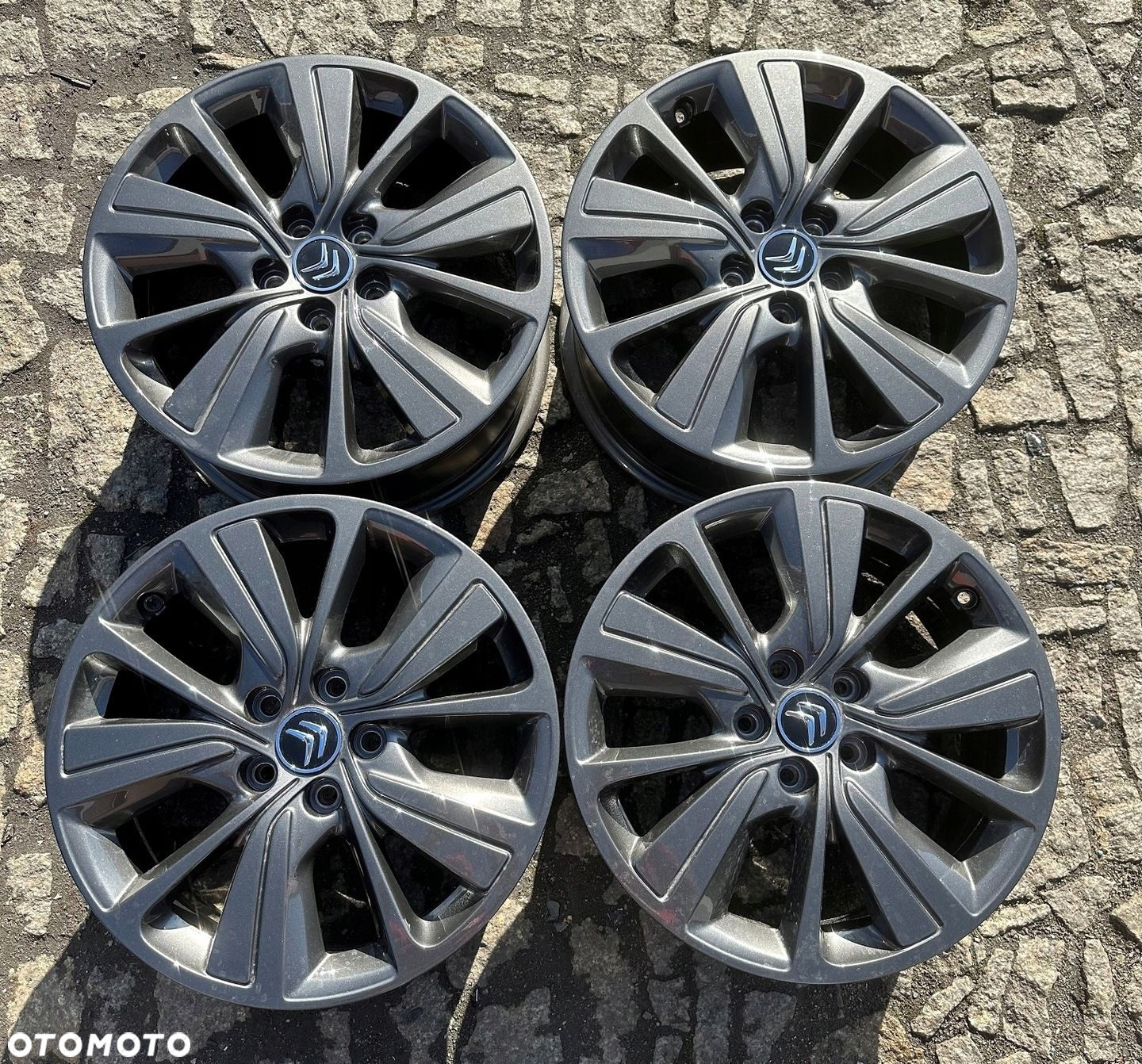 CITROEN 7J X 17 ET 50 FELGI ALU ORYGINAŁ JAK NOWE - 3