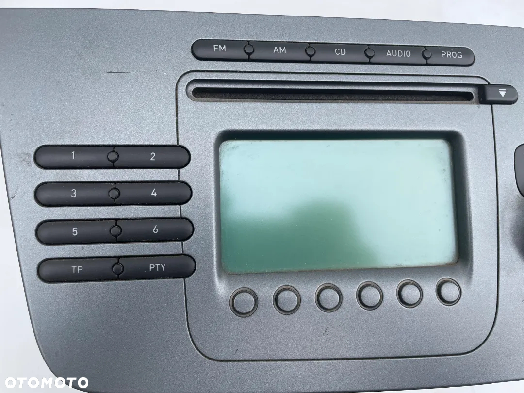 RADIO CD RADIOODTWARZACZ  SEAT ALTEA BRAK KODU - 3