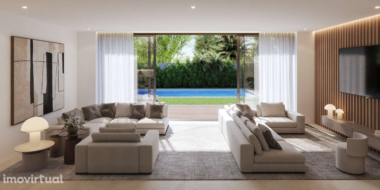 Moradia T4 com piscina, garagem e vista jardim - Grande imagem: 4/33