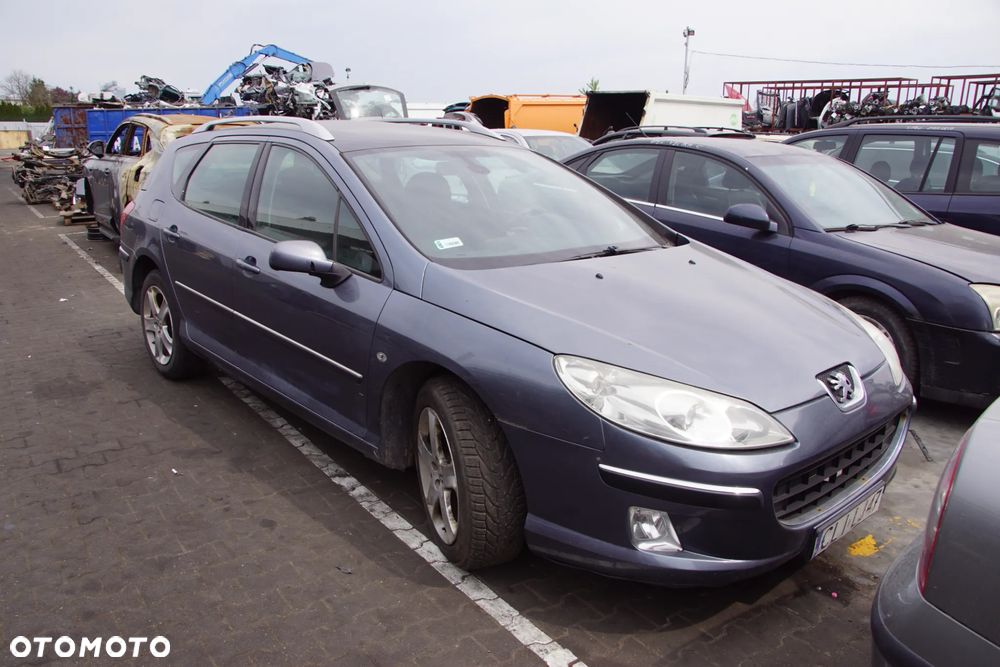 Auto na części - Peugeot 407 SW 2.0 HDI 136 KM RHR 4HP20 EZW 2005R Silnik Skrzynia Drzwi Maska Błotnik Klapa Zderzak Lampa Lusterko Klamka Szyba Panorama Deska Kokpit Sterownik Moduł Czujnik Licznik Wyświetlacz Panel Kierownica - 1