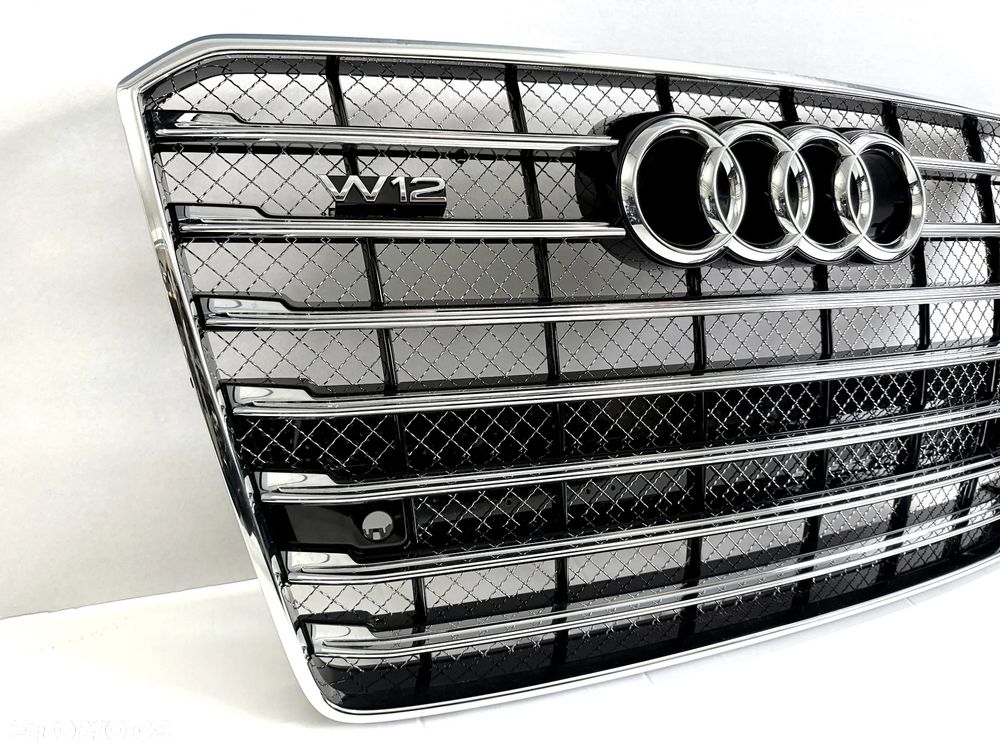 GRILL przedni ATRAPA Audi A8 D4 Lift 4H0, V12 - ASO - 3