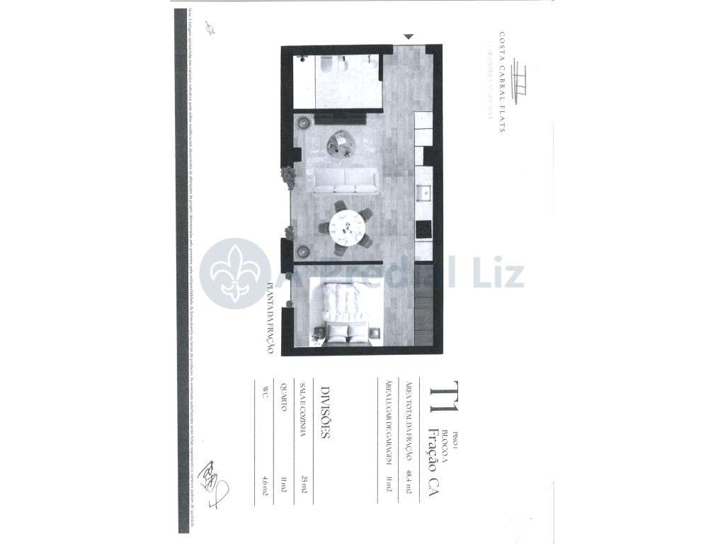 Apartamento T1 - Costa Cabral - Grande imagem: 3/3