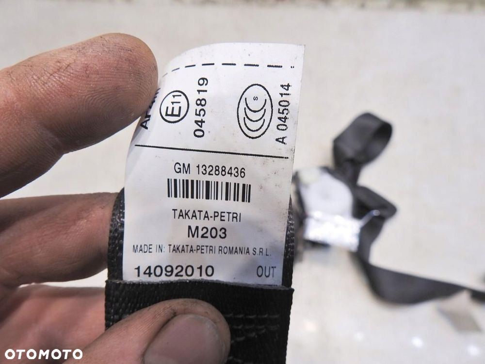 PAS PASY BEZPIECZEŃSTWA TYŁ OPEL INSIGNIA A 13288436 - 7