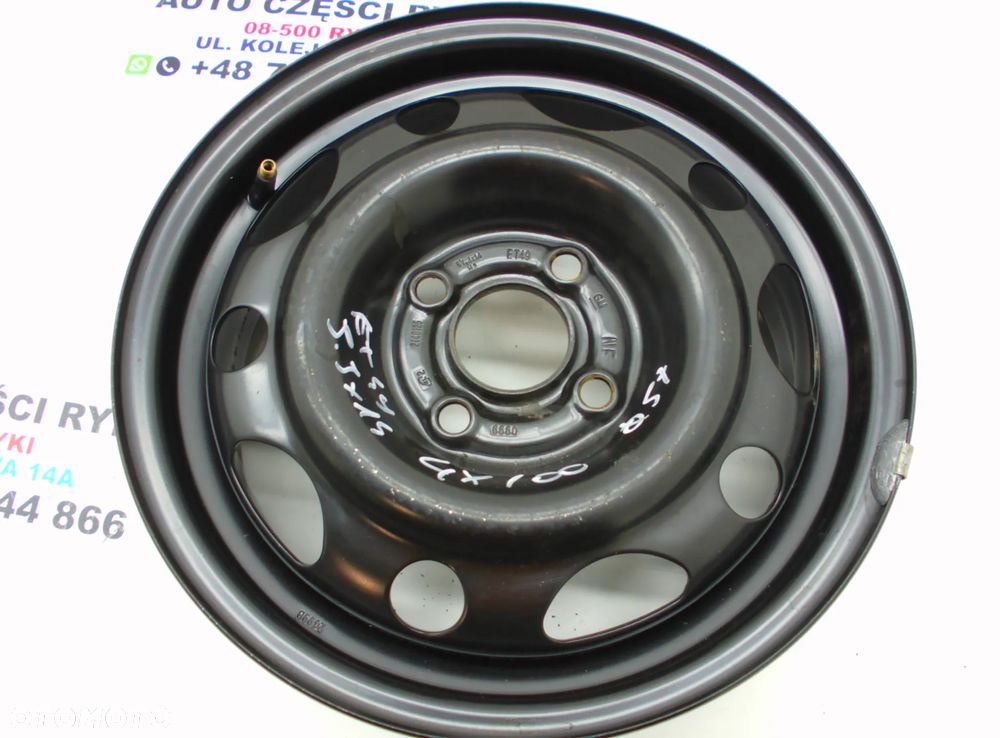Felga Stalowa 5.5Jx14'' 4x100 et 49 opel - 2