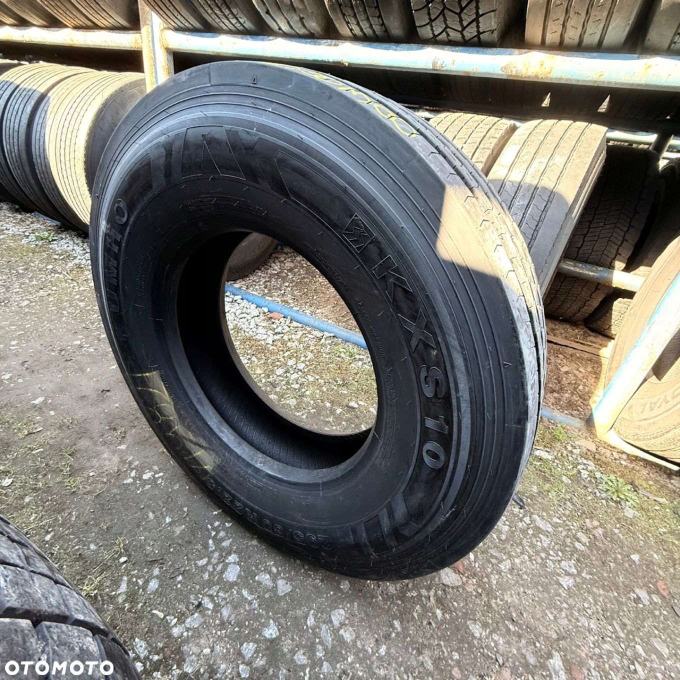 295/80R22,5 KUMHO KXS10 15mm 2021rok PRZÓD OPONA PROWADZĄCA T5838X - 3